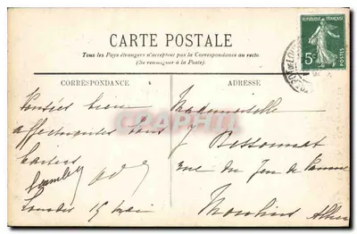 LOURDES — A Basílica, as Piscinas e a Gruta — Editor desconhecido, n° 43 — Verso