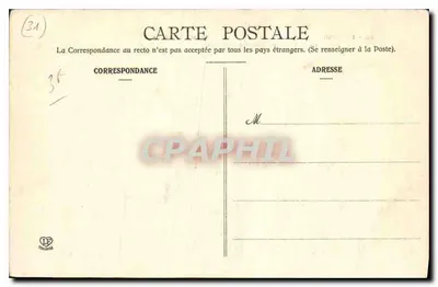 Pyrénées (1. seria) — Widok na Monts Maudit przez Przejazd Mostu Vérasque Maladetta — Luchon — nr 34 — Rewers