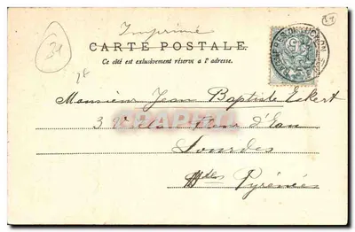 Luchon — Estátua da Virgem e de São Béat — V. P. 20. — Verso
