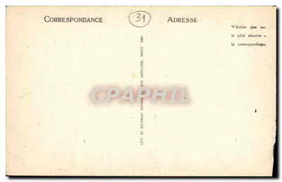 Superbagnères — O Plateau e a Cadeia dos Pirineus — LL. — n°13 — Verso