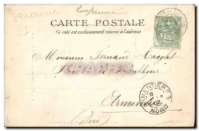 Luchon — Cachoeira dos Parisienses — Coleção de Sartue (4ª série) Depósito — Verso