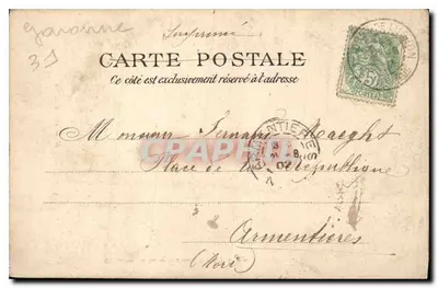 Luchon — Rue d'Enfer — Kolekcja Sarthe (1. seria) — Rewers