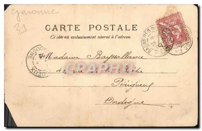 Luchon. Croix et Pont de Montauban — V.P. No 1611 — Reverso