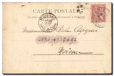 Bernadette Soubirous — Lourdes — R. & J. D. 10785 hina — Verso