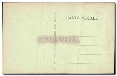 Cauterets — Most Hiszpański — Wydanie: Duży Sklep Hotelu La Chapelle — Rewers