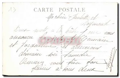 Marsella — Los muelles de Joliette (vistos desde un avión) — Foto Flandrin — Reverso