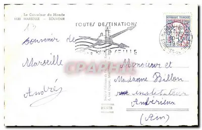 Marseille — Herinnering aan Marseille — Het Kruispunt van de Wereld — Achterkant