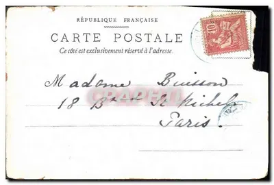 Hautes-Pyrénées. Estrada de Gavarnie. Les Chaos — Dily Brossy, T. Editor, Lourdes — Verso