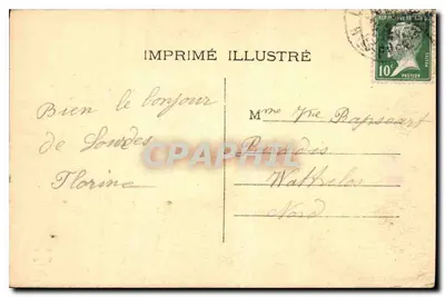Lourdes — Bazylika, widok z góry — Pyrenées, n°56 — Rewers