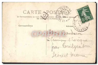 Bagnères-de-Bigorre — Cachoeira de Gripp — Livraria Sojons, Bagnères-de-Bigorre, n°74 — Verso