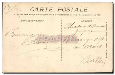 Marsiglia - Nostra Signora della Guardia — editore sconosciuto, n° 786 — Verso
