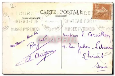 Wioska GAVARNIE — Pyrenées — Wydawca: Les Pyrénées, nr 65 — Rewers