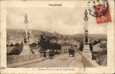 Valência — Novo Ponte e estrada de Saint-Peray — Editor E.D. n°2