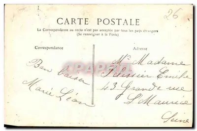 Os Rapides da Loire nas Gorges de Neaillles — Vales da Loire — n°231 — Verso