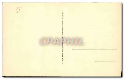 Koła Pyrenajska, widok z Pic du Jer — Lourdes — Cap 343 — wydawca Strasbourg — Rewers