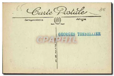 Lourdes — O Ponte do Boulevard e o Castelo — Rocher de Massabielle, Frioux e Denevers — Edição Aux Nations Catholiques, Filial Lourdes — SELECTA — Verso