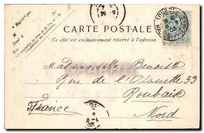 Lourdes. O Forte do Gave — V.P. Paris N.16 — Verso