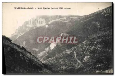 Chatillon-en-Diois — Mont Giandaz (altitude 2045 metros)