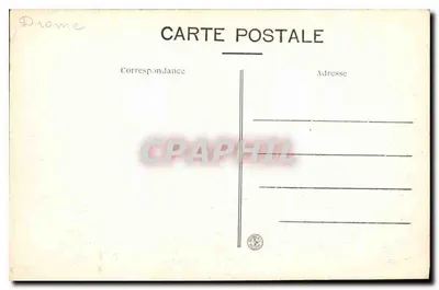 Dieulefit — Passagem das Gorges de Vente e Saint-Maurice perto de Montélimar — Verso