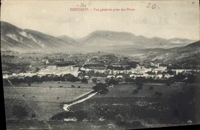 Dieulefit - Vista geral tirada das Plates — editor desconhecido, n° 20