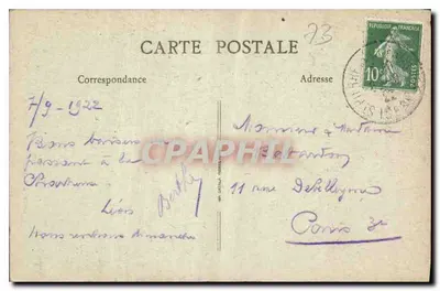Wąwóz Fier — okolice Aix-les-Bains — B.F. « Lux » — Rewers