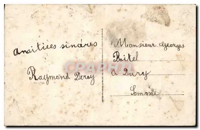Saint-Nicolas — Criança perto de uma caixa de correio decorada — Editor desconhecido, n° 245 — Verso