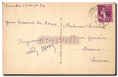 LOURDES - The Crowned Virgin — n°46 — Back