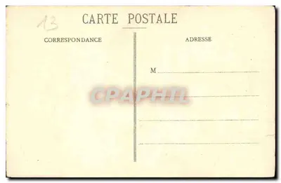 Marseille - Place Castellane - Fontein Cantini — Uitgever EL, n°16 — Achterkant