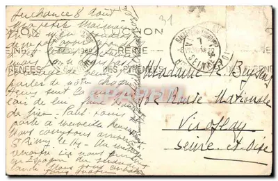 OTOCZENIE LUCHON — Dolina Lys — Wodospad Piekielny — wydawca anonimowy, nr 86 — Rewers