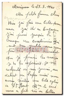 St-Béat — Świątynia kościoła — Ołtarz i sakristia z klasyfikacją (XVIII wiek) — Rewers