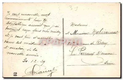Toulouse - O Museu - Grand Cloître dos Augustinos (século XIV) — Carta postal Bilhete postal antigo n°13, editada por 'Phototypie Tabouada Toulouse' — Verso