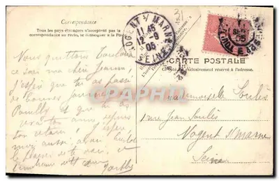 Toulouse — O Donjon — editor desconhecido, número de série 10 — Verso