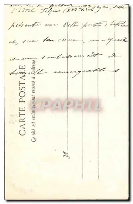 Toulouse - Porta do Hôtel de Felzin, século XVI — editor Delalande, n°45 — Verso