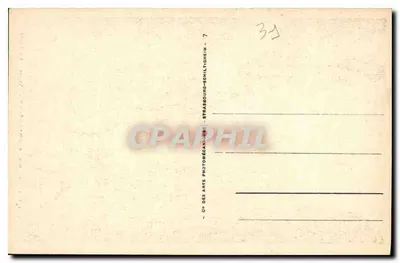 Luchon-Superbagnères — O Inverno — Na Floresta — LL 179 — Verso