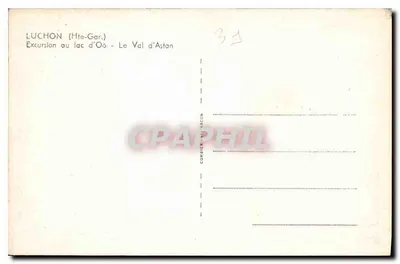 Wal d'Astan — Luchon (Haute-Garonne) — Combiéri & Cie — Rewers