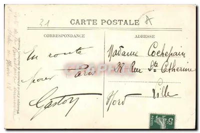 Toulouse — Capitole, Plac Henryka IV — Fototypia Sztuki i Przemysłu Południowo-Zachodnich — Rewers