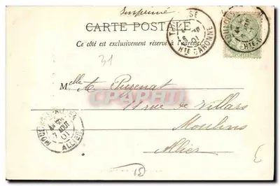 Toulouse - Torre do Capitólio — Émile Gonal, editor, n°14 — Verso