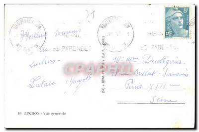 Luchon — Vista geral — C.A.A. (51) — Verso