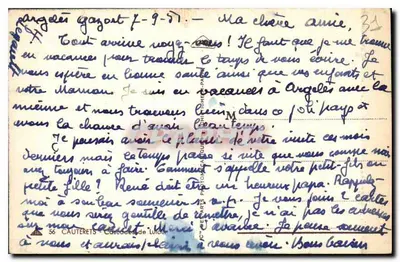 Cachoeira nas montanhas — Cauterets — editor 'Fotografias de Lucien' n°56 — Verso