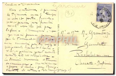 ENV. de LUCHON - A Vale do Lys — Verso