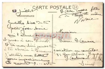 Toulouse — Ogólny widok na Garonne — wydawca nieznany, n° 31 — Rewers