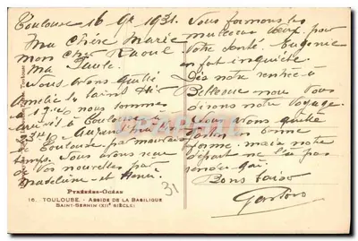 Abadia de Saint-Sernin — Toulouse — Mélìo 4 — Verso