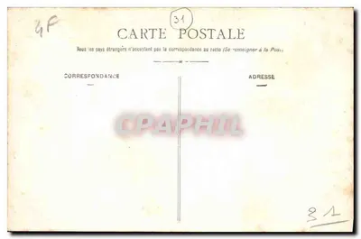 Les Tourettes de Pène Méleré no Mail du Cricq — Vista de Inverno — Edição Benoist — Verso