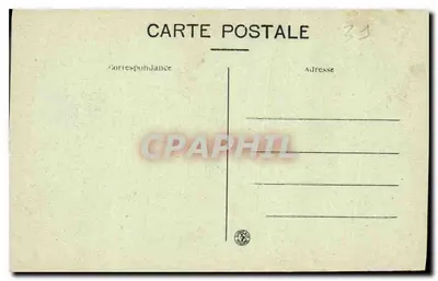 Toulouse — Poort van het Hotel de Felzins, rue de la Dalbade — Uitgave Clémence-Isaure, n° 136 — Achterkant