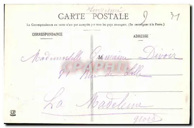 Toulouse - Vista Geral — editor Pallasse, n°6 — Verso