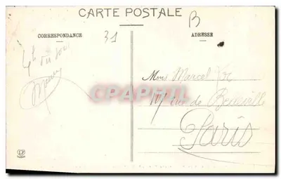 Toulouse - Bazylika Świętego Sernina (Façade Północna), XI-XIII wiek - Odbudowana w XIX wieku przez Viollet-le-Duc — Rewers