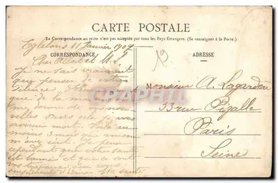 Gimel - Spadzista zwany "La Queue de Cheval" — Corrèze — Foto M. P., Brive — n° 431 — Rewers