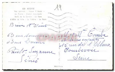 Brive — Vista geral — Savoire C. Bandy — Verso