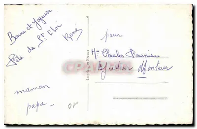 Jovem homem no ateliê — St. Eloi — J.G. Paris 670 — Verso