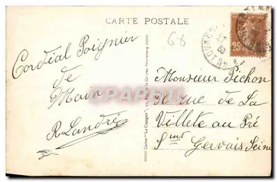 Colmar — Katedra św. Martyna — wydawca Kartki 'La Cigogne' nr 8 — Rewers